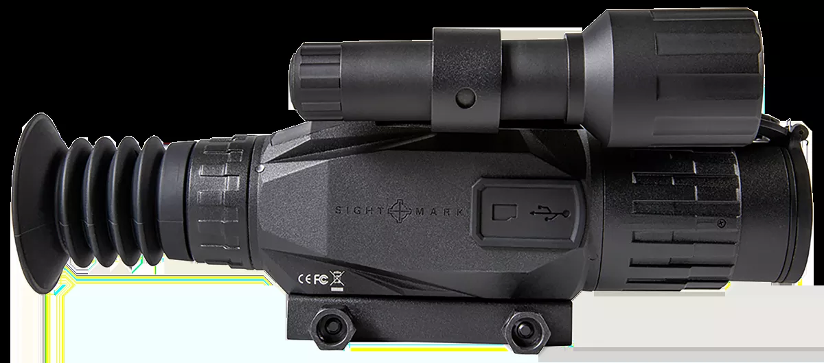 Sightmark Wraith HD Night Vision Scope Aluminum Construction 2-16x28mm Illuminated Red Dot Reticle Matte Black