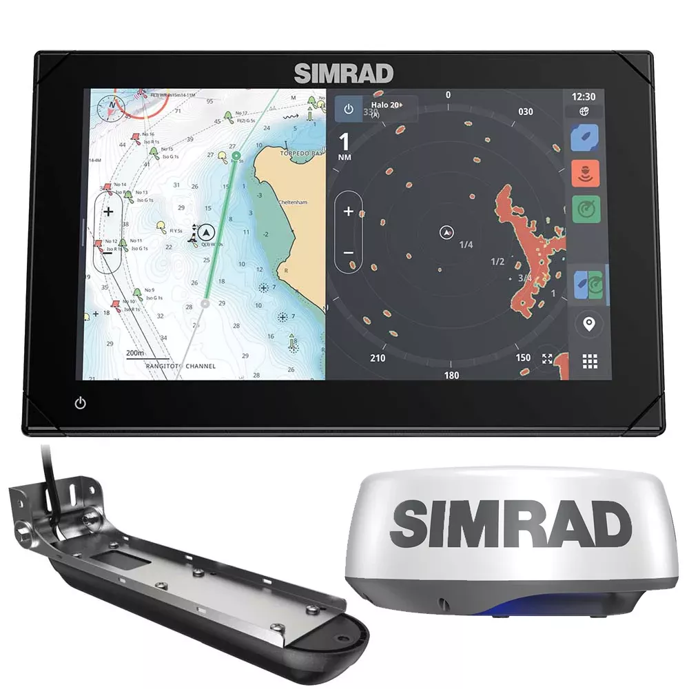 Simrad NSX 3009 Radar Bundle – HALO20+ Radar DomeActive Imaging 3-in-1 Transducer [000-15377-001]