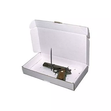 Sirchie ECB001G Gun Evidence Collection Boxes, 14.75" x 7.88" x 2.25", 25 Pack