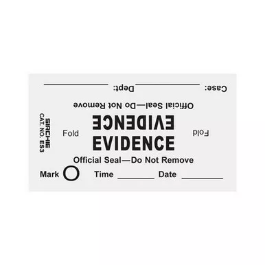 Sirchie ES3 Evidence Bag Seals, 3.5" x 2", 100 Pack