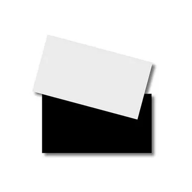 Sirchie FC343 Reversible Backing Cards, 3" x 5", 100 Pack