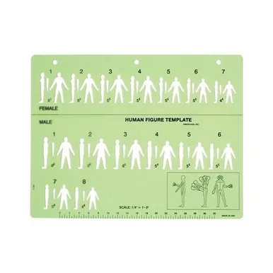 Sirchie HFT1 Human Figure Template