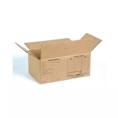 Sirchie Kraft Corrugated Cardboard Evidence Collection Boxes