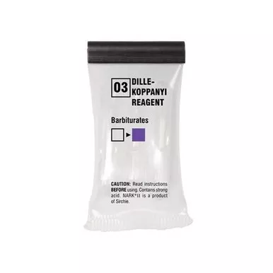 Sirchie NARK2003 NARK II Test 03 Dille-Koppanyi Reagent (Barbiturates), Box of 10
