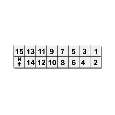 Sirchie PNBS100 Small Number Photography Identifier Booklet
