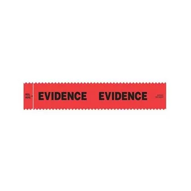 Sirchie SirchMARK Evidence Integrity Strips, 1.38" x 7.00"