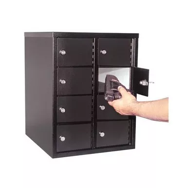 Sirchie SS8 Handgun Storage Locker, 8 Compartments