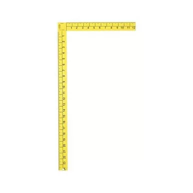 Sirchie Tri-Fold Photographic Folding Scale, Yellow