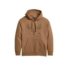 Sitka Men's Tech Whitetail Pullover Hoodie - Sequoia Brown - M
