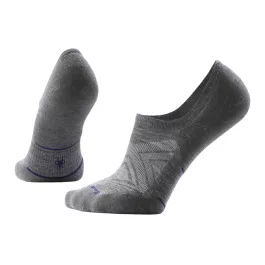 Smartwool Men's Run Targeted Cushion No Show Socks - Medium Gray - XL