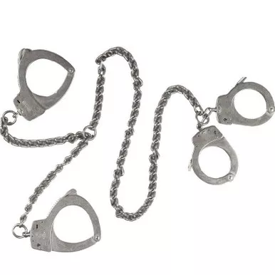 Smith & Wesson 148384 Model 1850 Chain-Linked Transport Restraints w/ Model 100 Handcuffs