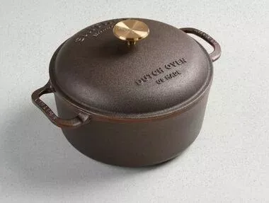 Smithey Ironware Cast Iron Dutch Oven 5.5 Quart