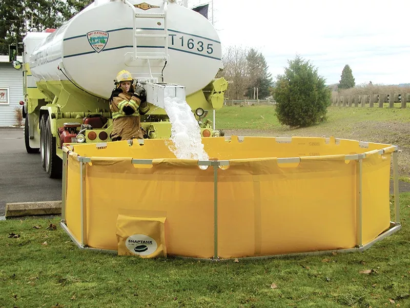 SnapTank | Portable Water Tank | 2,500 Gallon Capacity | For Rapid Deployment and Storage