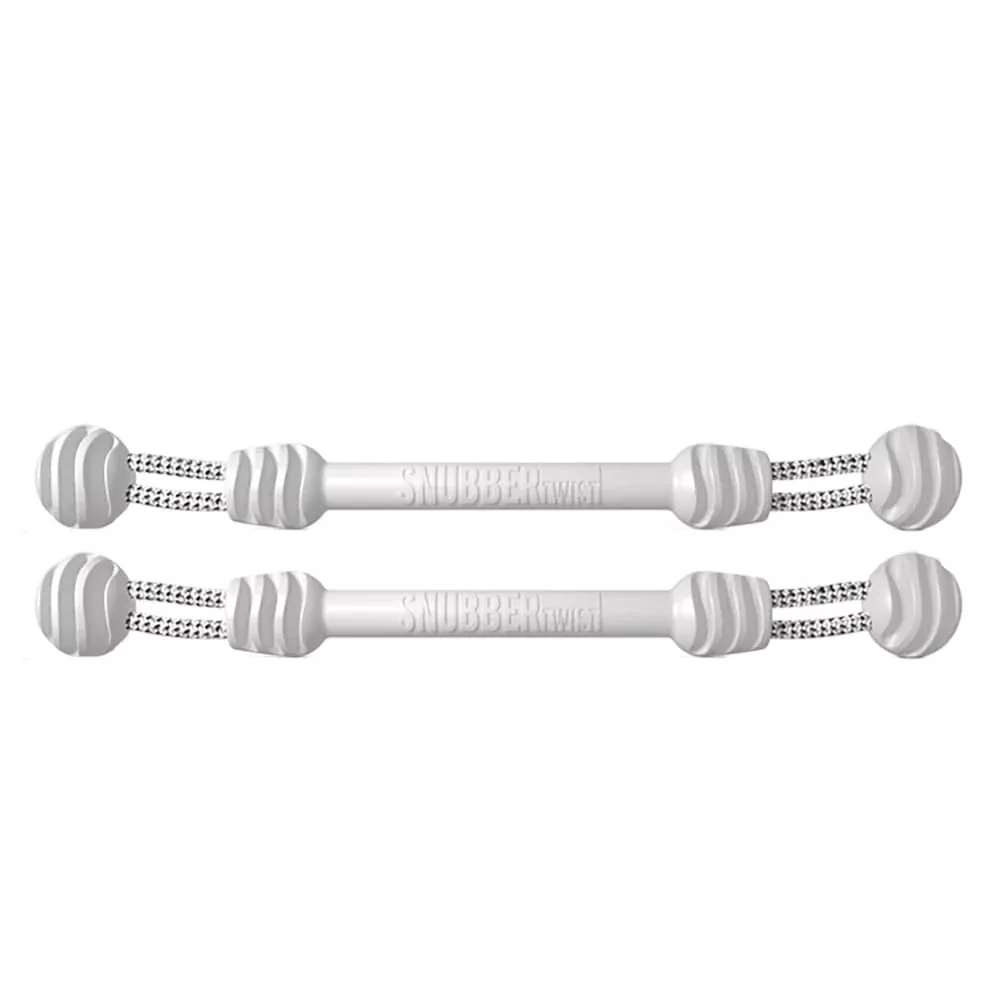 Snubber - Cumulus White Snubber Twist - Pair