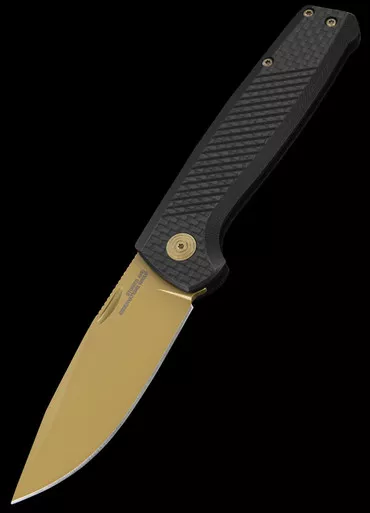 SOG Terminus Slip Joint LTE Carbon Gold Folding Knife