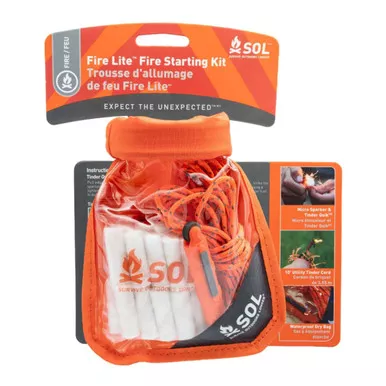 SOL Fire Lite Starting Kit in Dry Bag (0140-1234)