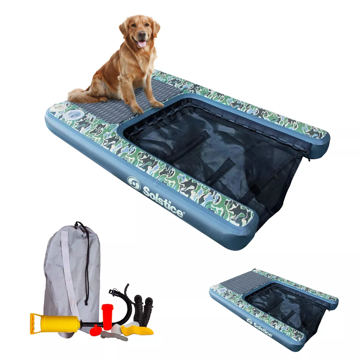Solstice Watersports Inflatable Pup Plank XL Camo #33250