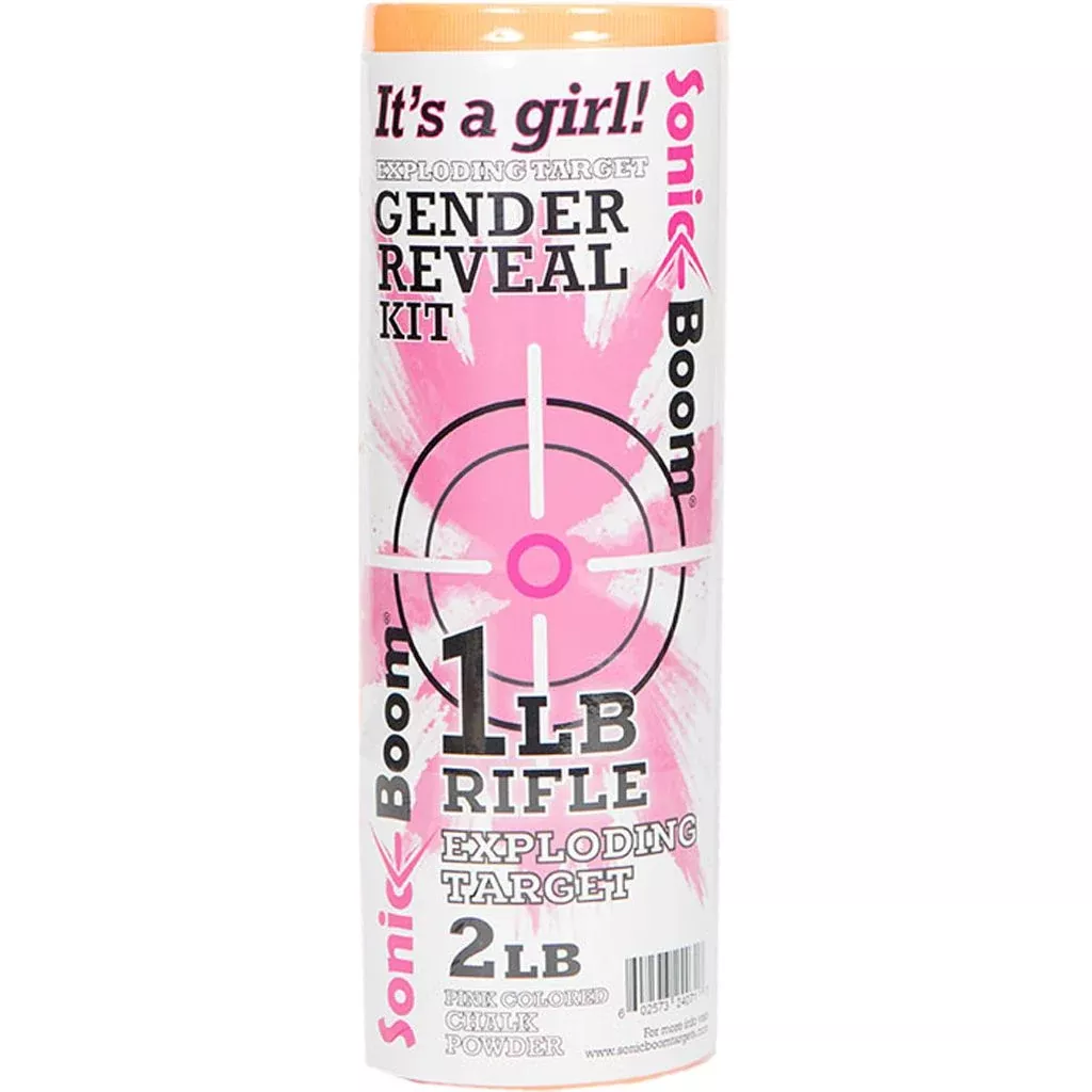 Sonic Boom Exploding Target Gender Reveal Kit (Girl 1 lb. Pink)