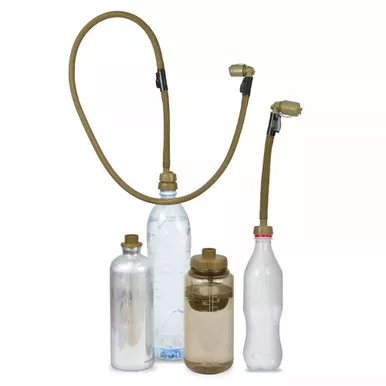 Source Tactical 4504360200 Convertube (Convert Water Bottles to Hydration Systems), Coyote