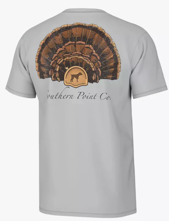 Southern Point Men’s Turkey Fan Mount SS Tee #ST835