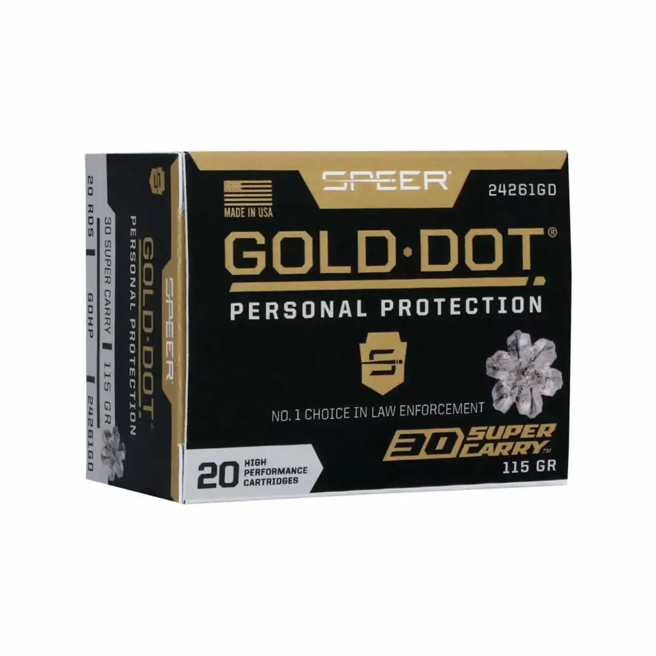 Speer 30 Super Carry 115gr Gold Dot HP 20rd