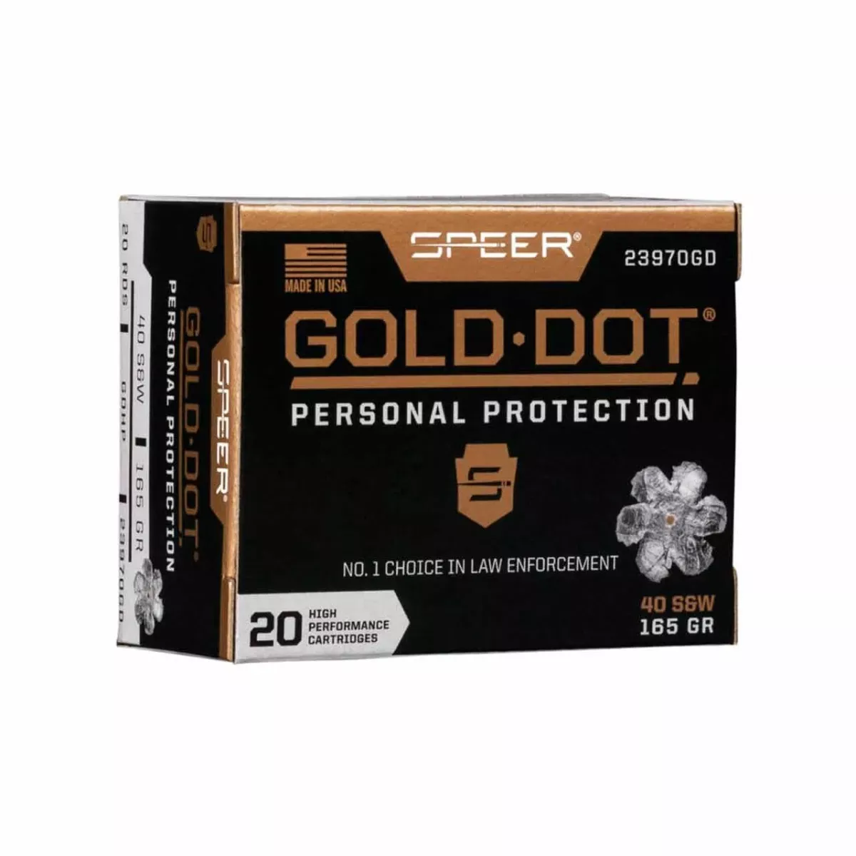 Speer 40S&W 165gr GDHP 20rd