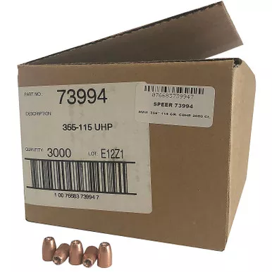 SPEER 73994 9MM .355'' 115 GR. GDHP 3000 CT. BULK CASE
