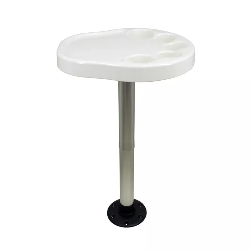 Springfield Party Platter Thread-Lock Surface Mount Table Package – White