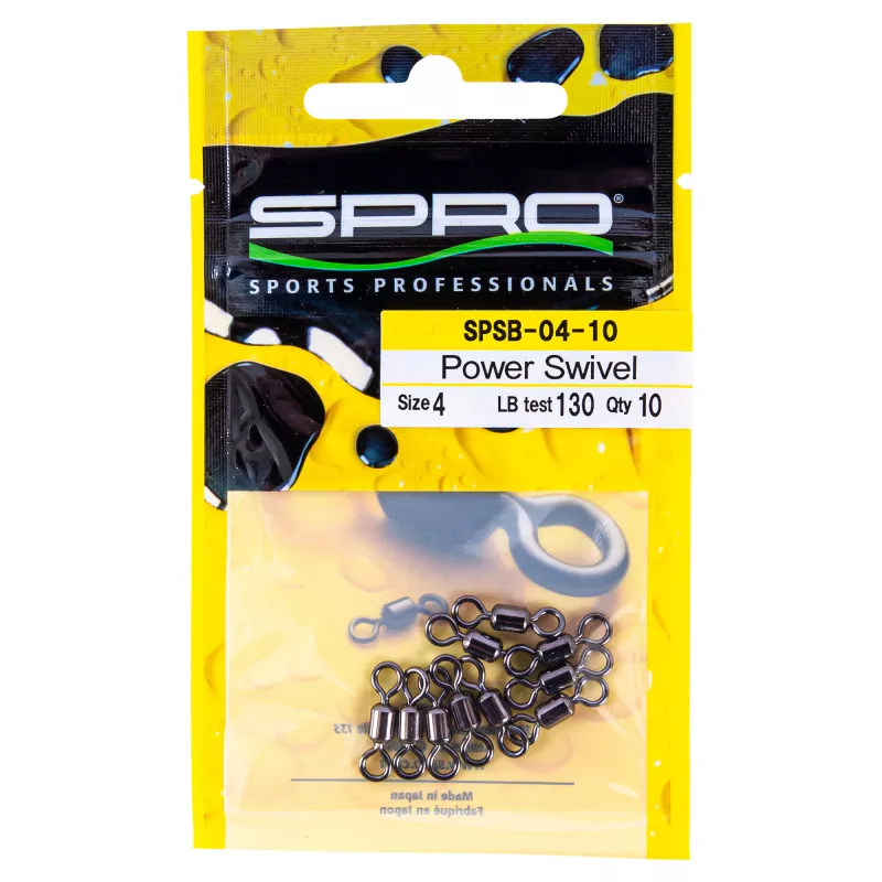 Spro Power Swivels Size 6 – 10 Pack #SPSB06