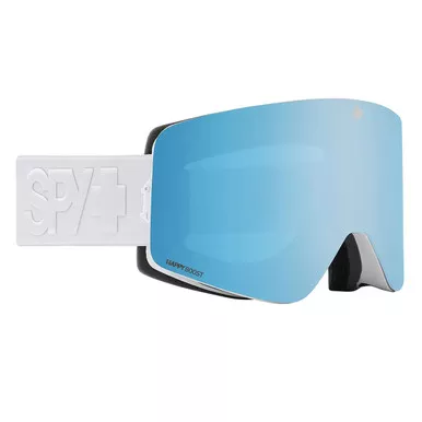 SPY Marauder Goggle with White Frame and Happy Boost Bronze Ice Blue Mirror + Happy Boost Ll Coral Red Mirror (3100000000249)