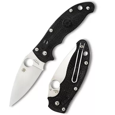 Spyderco C101PBK2 Manix 2 LW Folding Pocket Knife 3.38" Drop Point