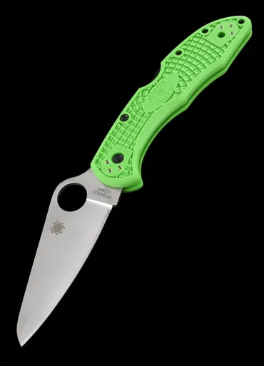 Spyderco Salt 2 Leaf Green Folding Knife