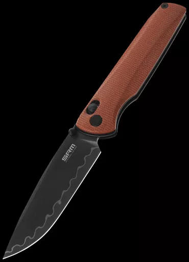 SRM Terrier Micarta Folding Knife