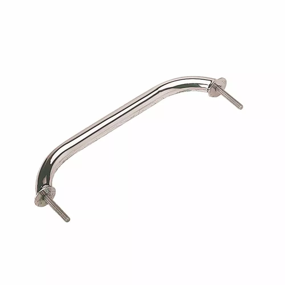 Stainless Steel Stud Mount Flanged Hand Rail w/Mounting Flange – 24″