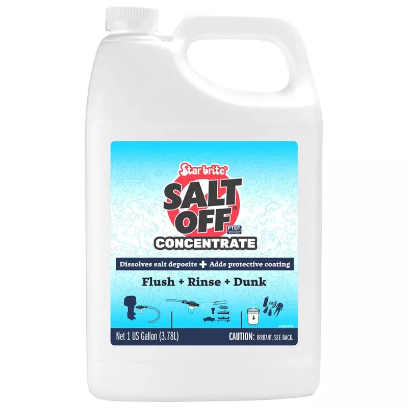 Star brite Salt Off – Concentrate- Salt Remover Wash & Engine Flush – 1 Gallon