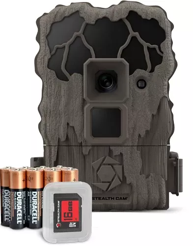 Stealth Cam Trail Camera Quick – Set 20mp/720 Batt/card No-glo