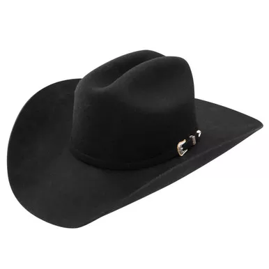 STETSON Oak Ridge 3X Wool Felt Black Cowboy Hat (SWOAKR)