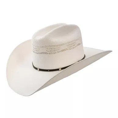 STETSON White Horse Natural Straw Cowboy Hat (SSWHTH-694081)