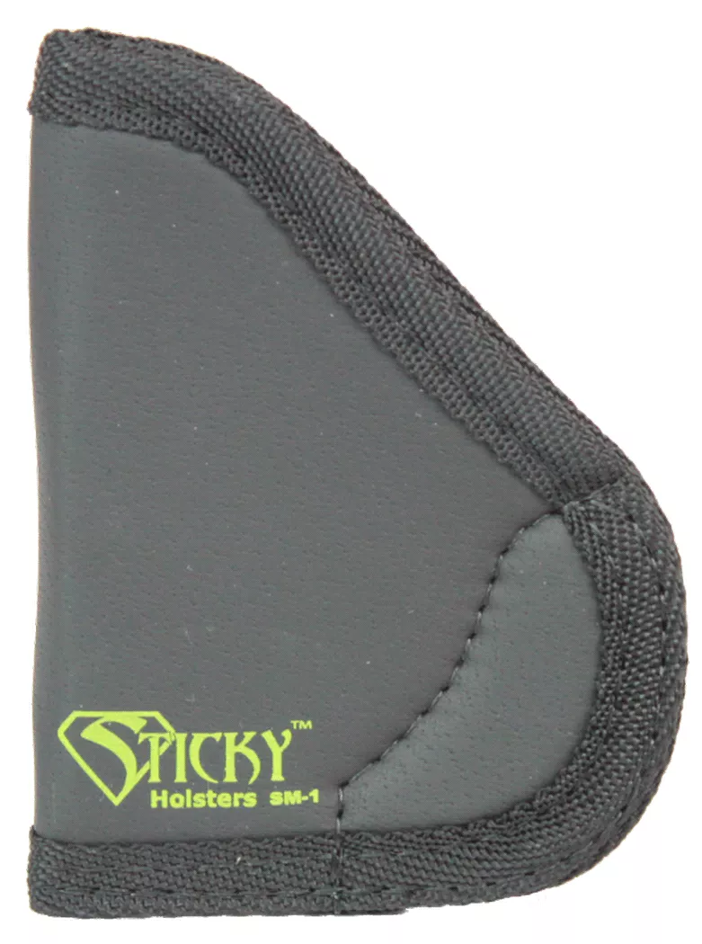 Sticky Holsters SM-1 Small Sticky Holster, Black, Ambidextrous