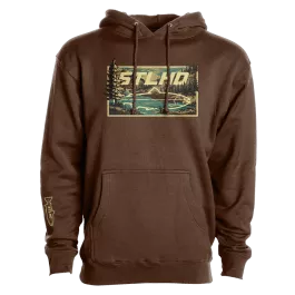 STLHD Men's Yellowstone Premium Hoodie - Brown - M