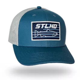 STLHD Stars & Stripes Trucker Hat – Blue
