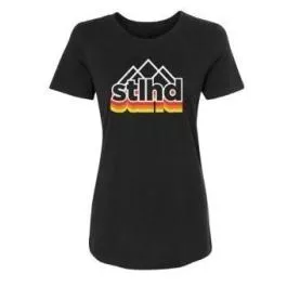 STLHD Women’s Peak T-Shirt – Black – XL