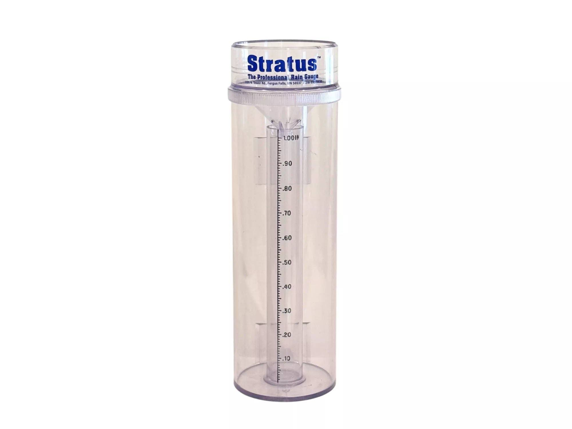 Stratus Precision Rain Gauge with Mounting Bracket14-inch