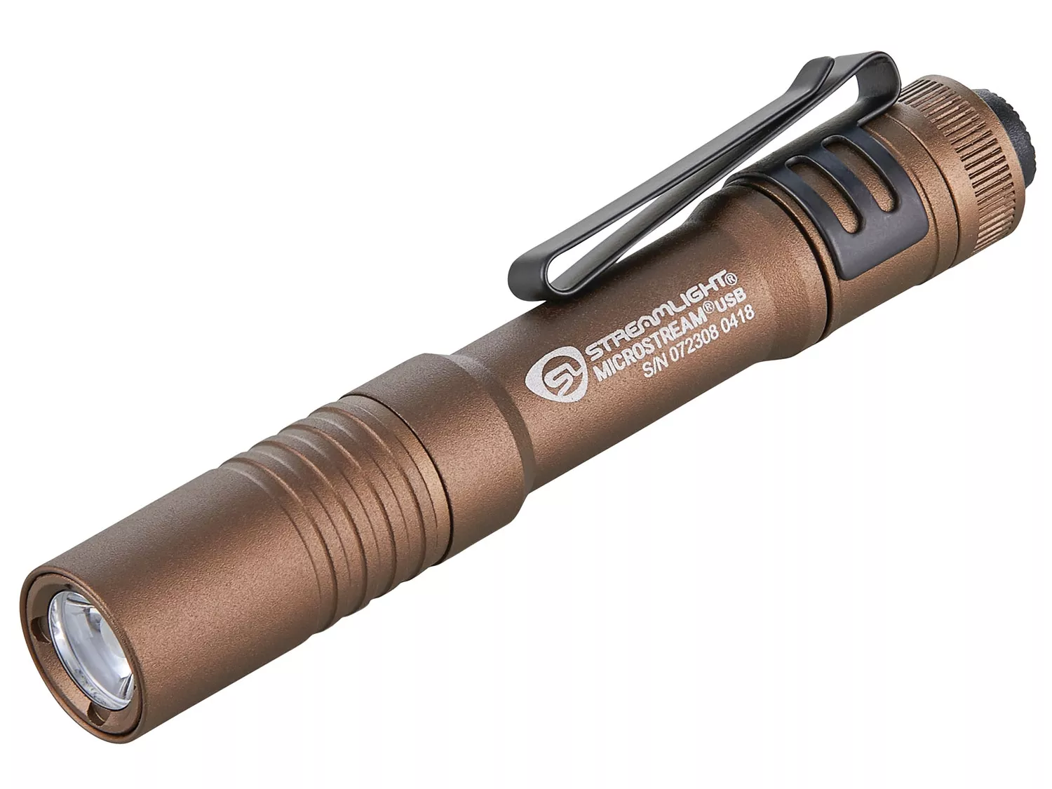Streamlight MicroStream USB Pocket Light Coyote 50/250 Lumens White C4 LED