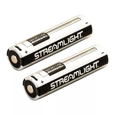 Streamlight Rechargeable Battery USB 18650 3.7 Volt Lithium 2600 mAH 2Pk