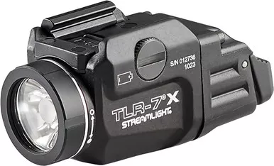 STREAMLIGHT TLR-7X Flex 500 Lumens Tactical Weapon Light with 12 Lithium Batteries (STR-69424-85177-BUNDLE)