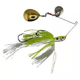 Strike King Premier Plus Spinnerbait - 3/8 oz. - Colorado/Colorado - Chartreuse White