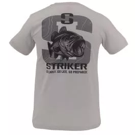 Striker Men's Bass Tee - Silver - M