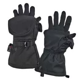 StrikerICE Crossover Flip Mitt - Black - S