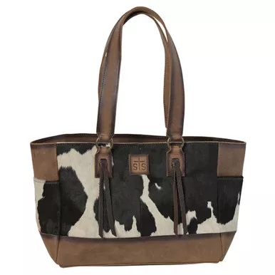 STS Cowhide Montana Tornado/Cowhide Tote (STS-30455)